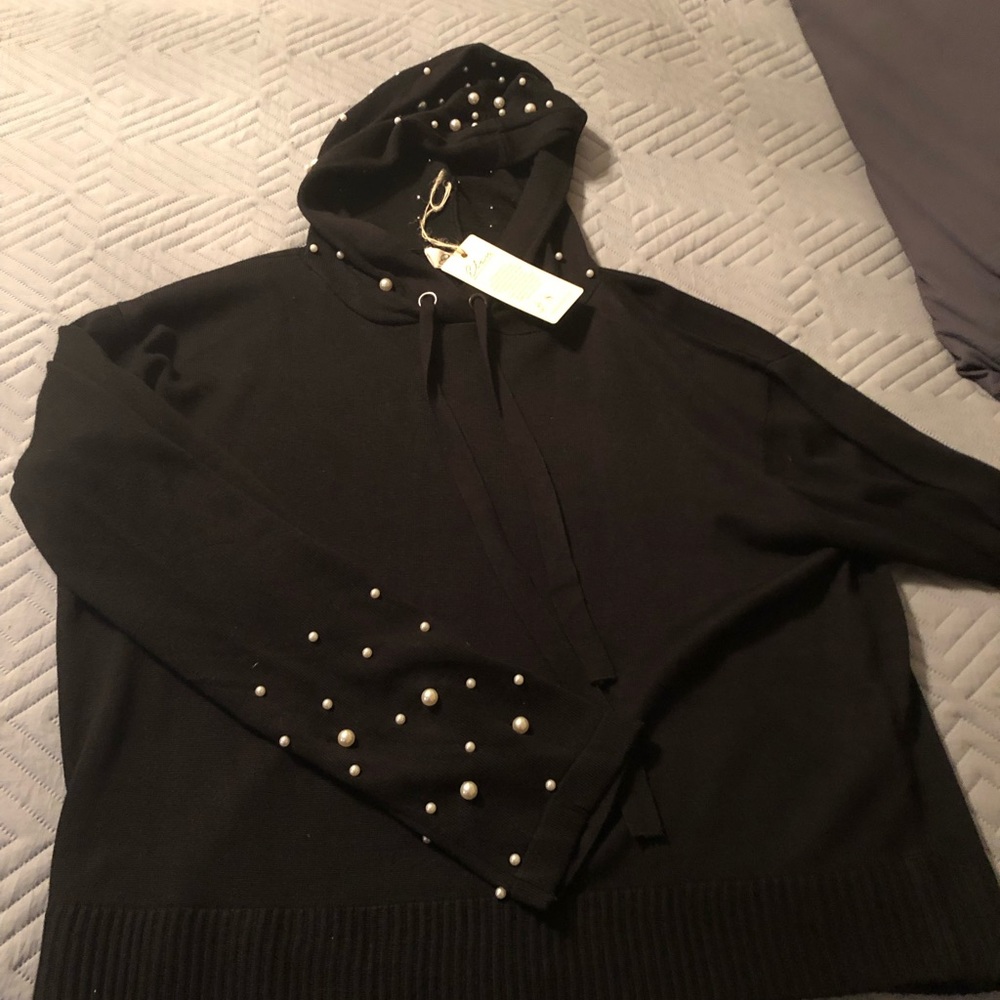 Black Sweater Hoodie